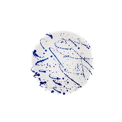 Val-Pottery-Foolish-schaal-D355cm-H5cm-Fruit-Feast-blauw-spot