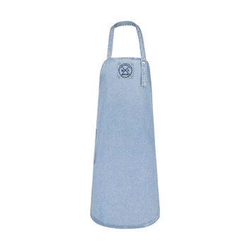 Witloft-classic-apron-keukenshort-L75cm-denim-lichtblauw