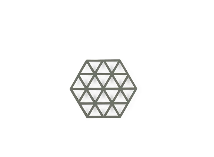 Zone-Triangles-potonderzetter-16x14cm-olive-taupe