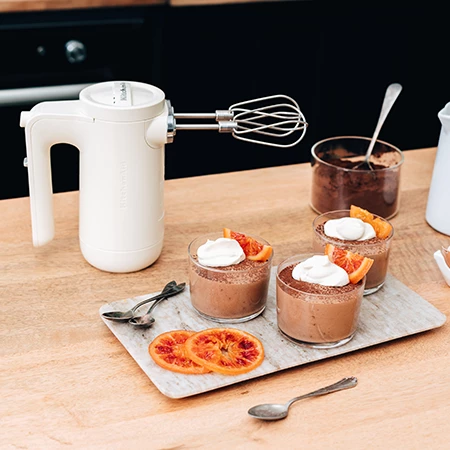 chocomousse met sinaasappel
