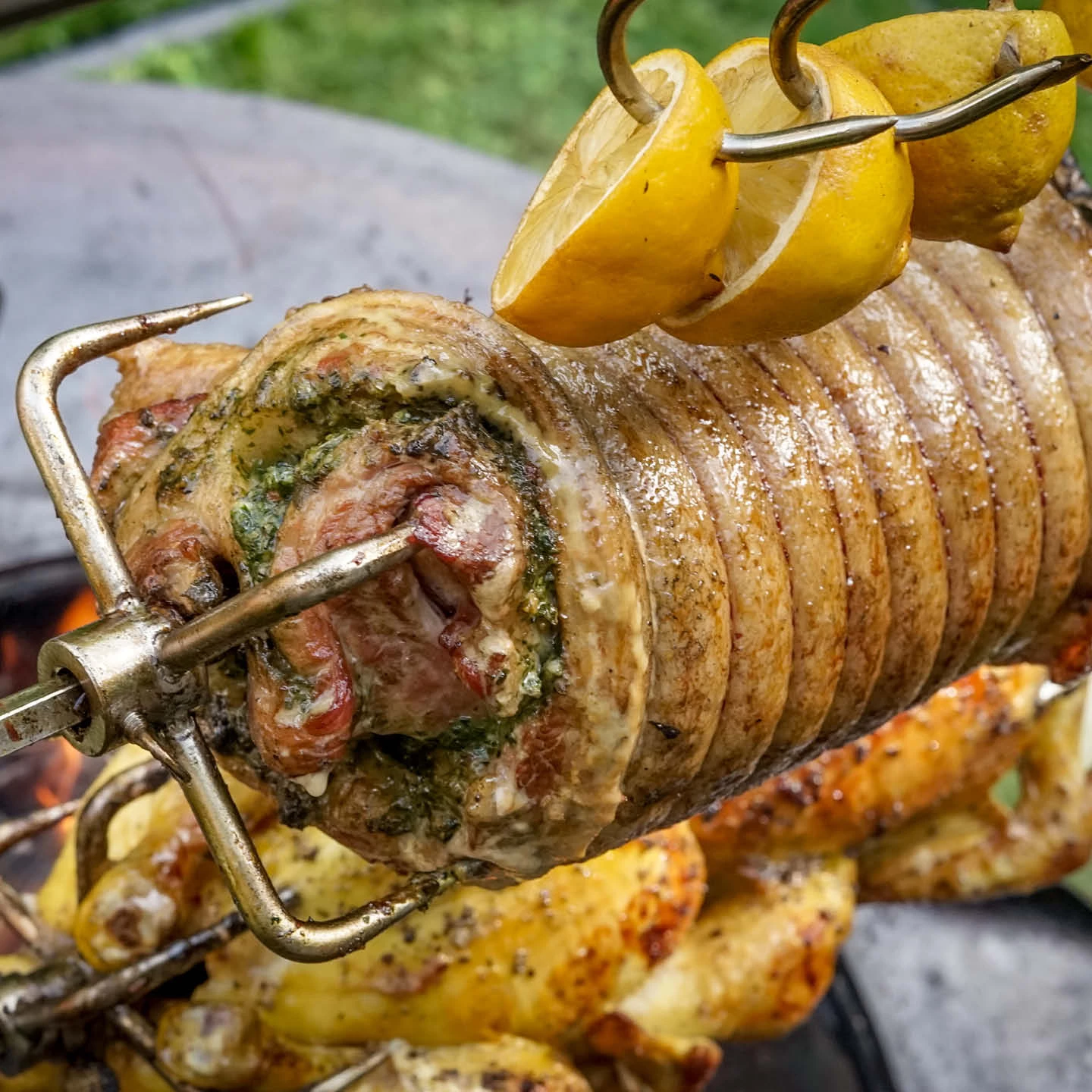 Buikspek met huisgemaakte pesto