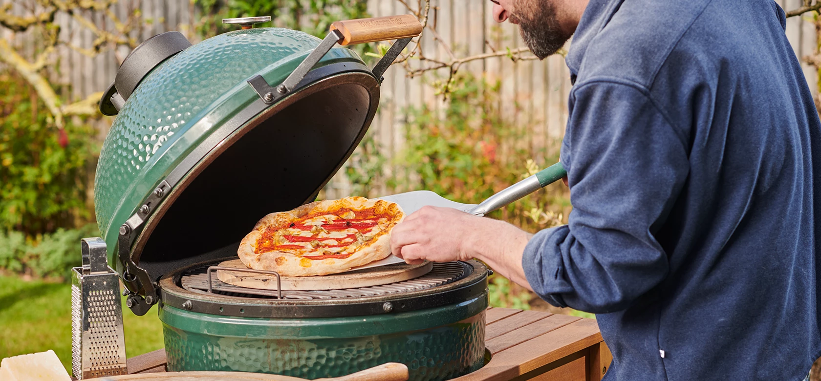 Perfecte pizza op Big Green Egg