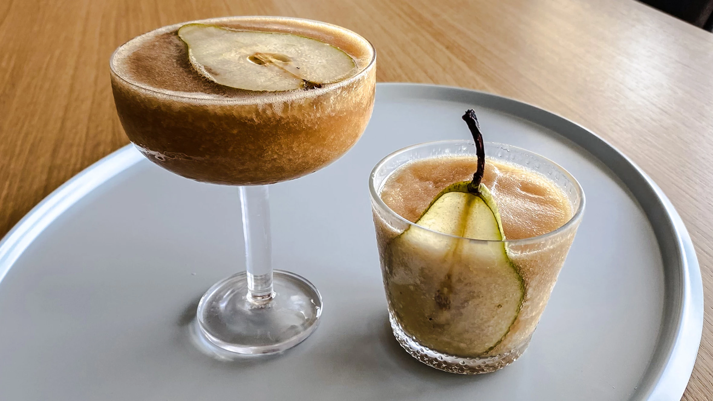 Frozen Pear Bellini